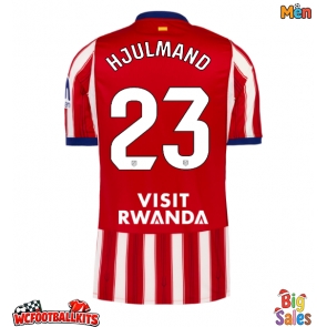 Atletico Madrid Morten Hjulmand #23 Replica Home Stadium Shirt 2026-27 Short Sleeve